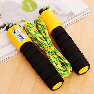 AGB - ATSL29 Tali Skipping Dengan Penghitung / Jump Rope Olahraga Lompat Tali Import-YELLOW