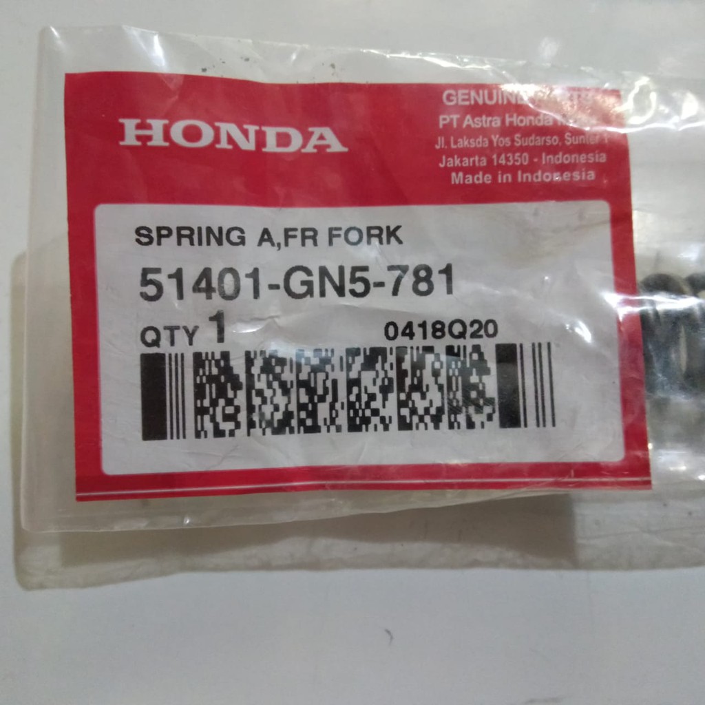 Pir Shock Depan Spring FR Fork Honda Grand 51401 GN5 781 PER 1BIJI