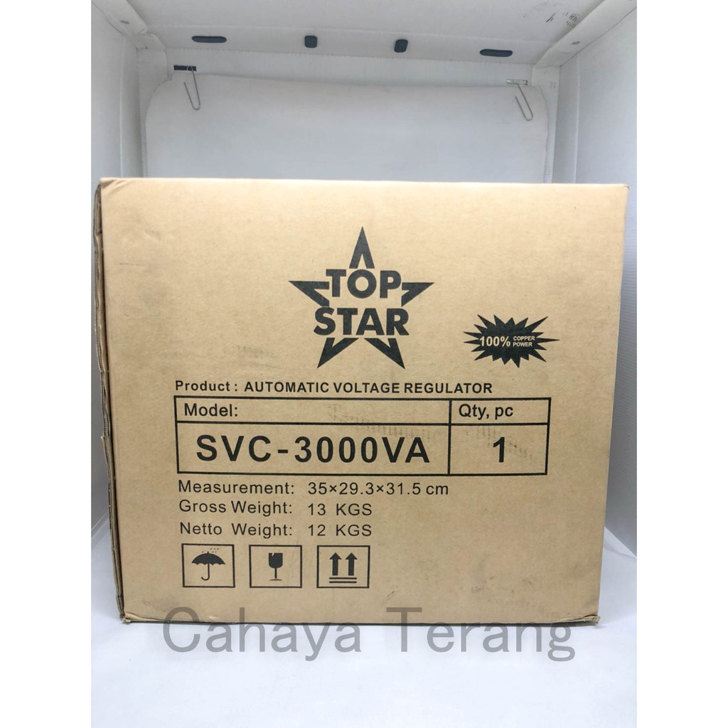 Stabilizer 3000 Watt Merk TOPSTAR Berkualitas