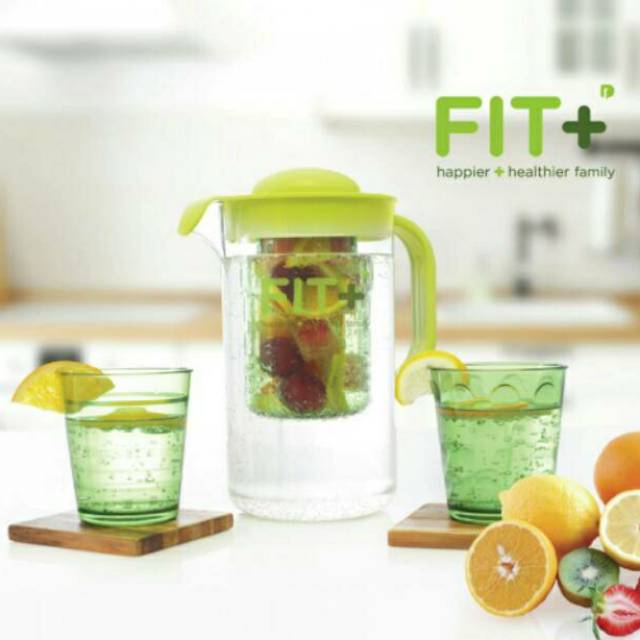 Fit+ infuser jug / Water Jug / Infused water / Penyimpanan air