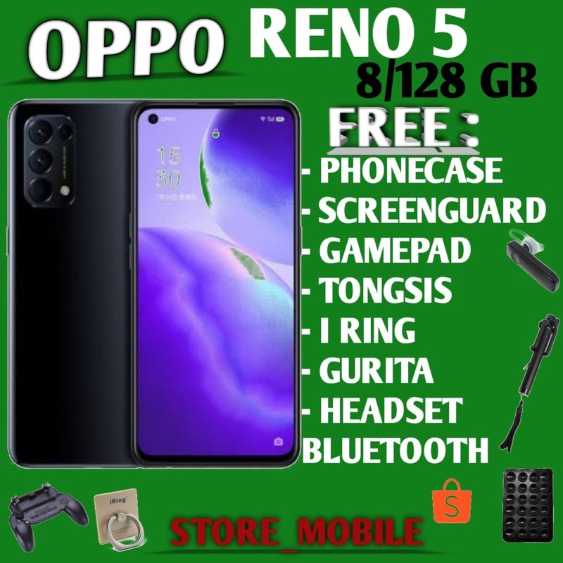 OPPO RENO 5 8/128 RENO5 GARANSI RESMI