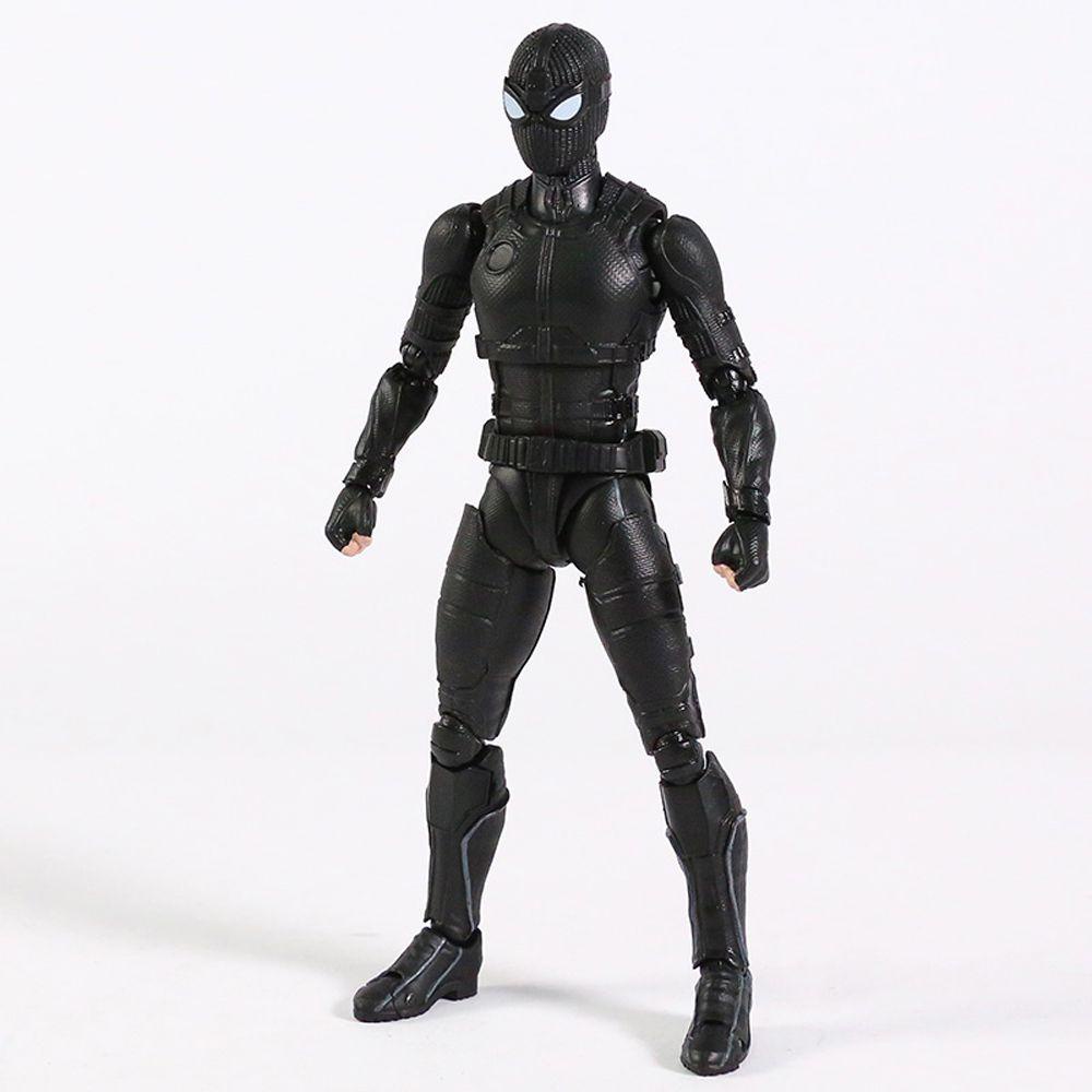 Mxbeauty Avengers Model Mainan Film Anak Hadiah Mobil Dekorasi Spider Man Hitam Model Jas Mainan Marvel Model Koleksi