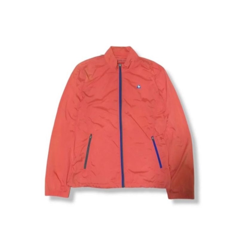 JAKET WINDBREAKER PARASUT LE COQ SPORTIF ORANGE ORIGINAL