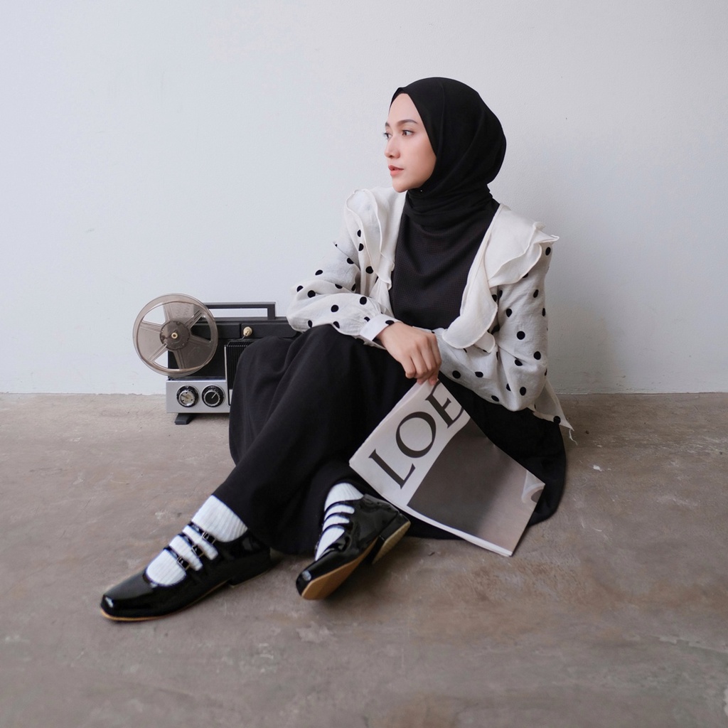 BRSHOES X NISACOOKIE KAMALA Shoes Sepatu Marry Jane Wanita Korean Look 2cm