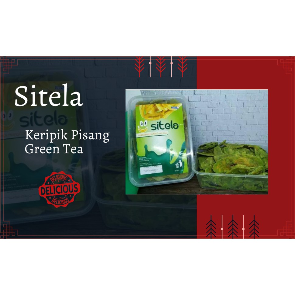 

Sitela Pisang Lumer Green Tea / Keripik Sitela Green Tea / Sitela Green Tea / Keripik Pisang Sitela