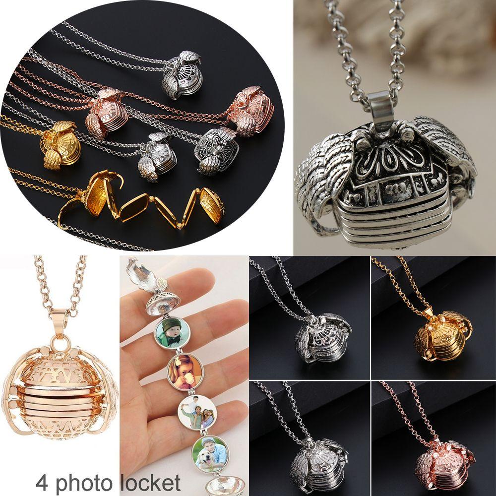 Suyo Magic Box Kalung Album Foto Kreatif Perhiasan Fashion4Per5 Liontin Foto