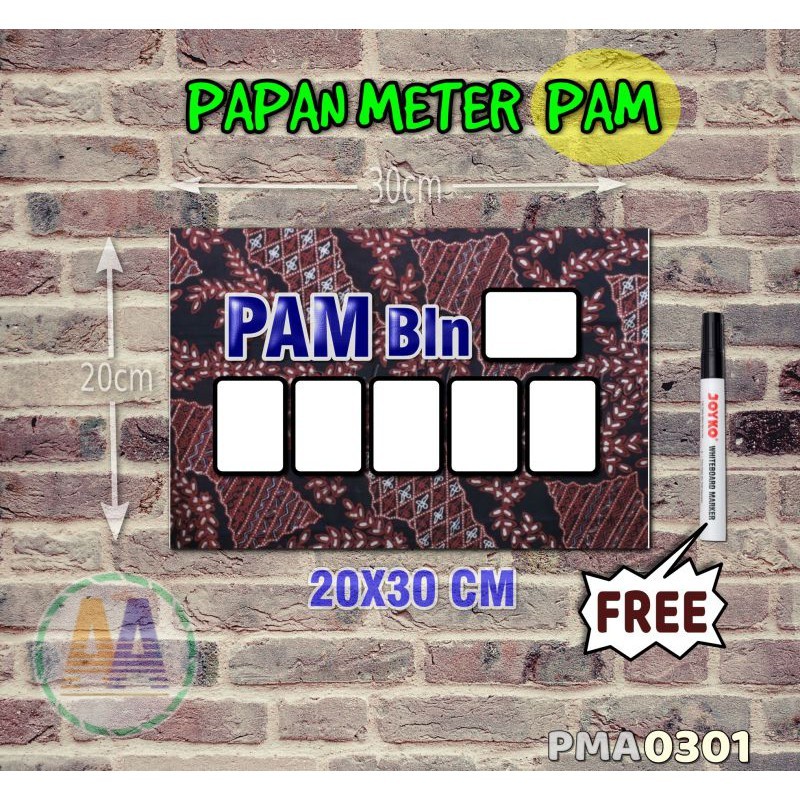 

Papan Meter Listrik PLN PAM motif Unik - Batik 01 - Toko2A