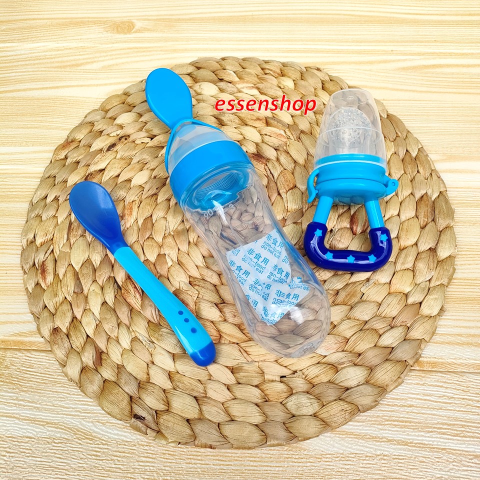 Baby Feeder Alat mpasi makan bayi sendok botol empeng buah gratis sendok sensor