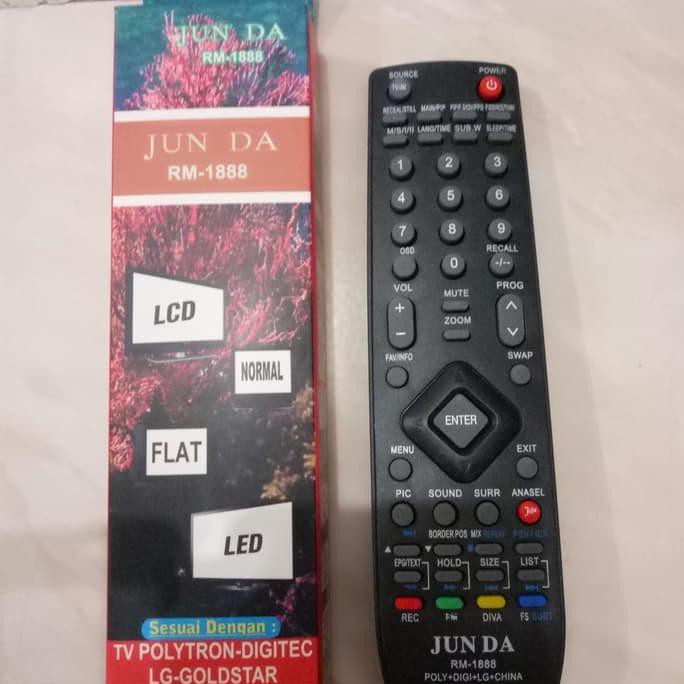 REMOTE TV MULTI POLYTRON LCD-LED RM-1888 JUN DA