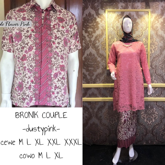 BRONIK COUPLE / KEBAYA COUPLE MODERN / KEBAYA TUNANGAN / KEBAYA KONDANGAN