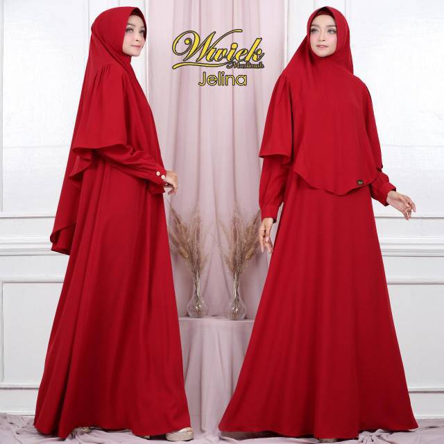 Jelina Gamis Syari  by Wwiek Muslimah Original