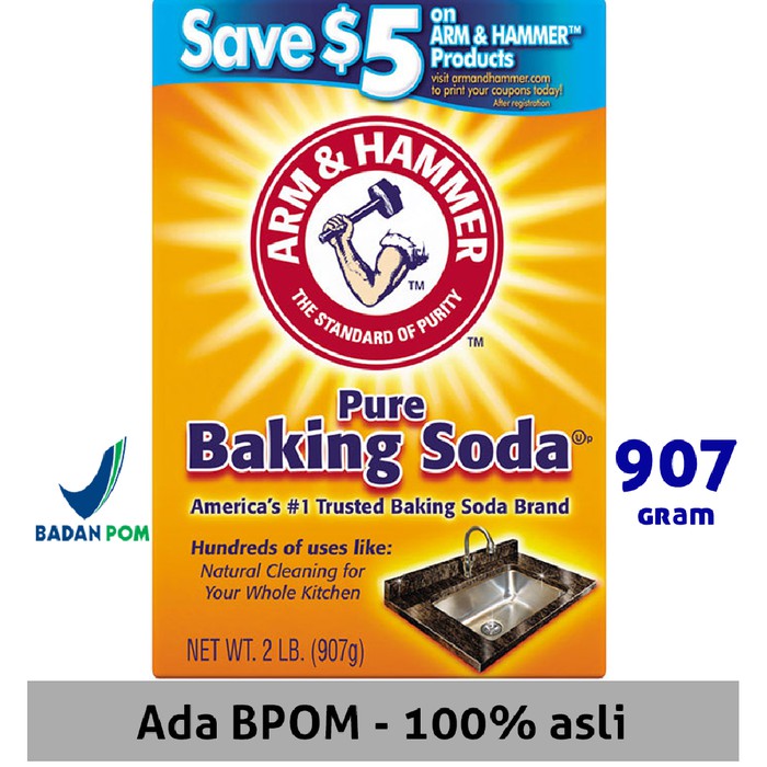 

Dijual Baking Soda ASLI USA Merk Arm & Hammer Baking Soda 907Gr Terlaris