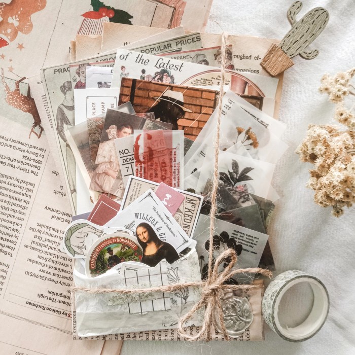 

[RESTOCK] MINI journal kit vintage / bullet journaling