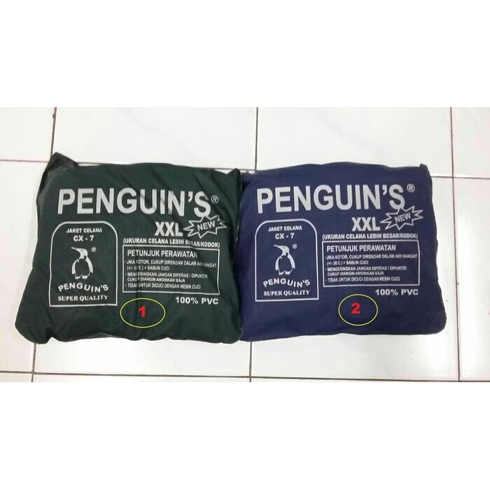 JAS HUJAN STELAN PENGUIN CX7 (SUPER TEBAL XXL)