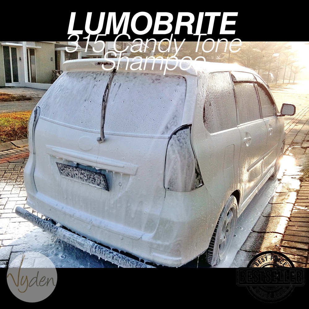 LUMOBRITE 315 CANDY TONE SHAMPOO 250ml Mobil Motor Wash Wax Busa Tebal Kilap Licin Cuci Salju