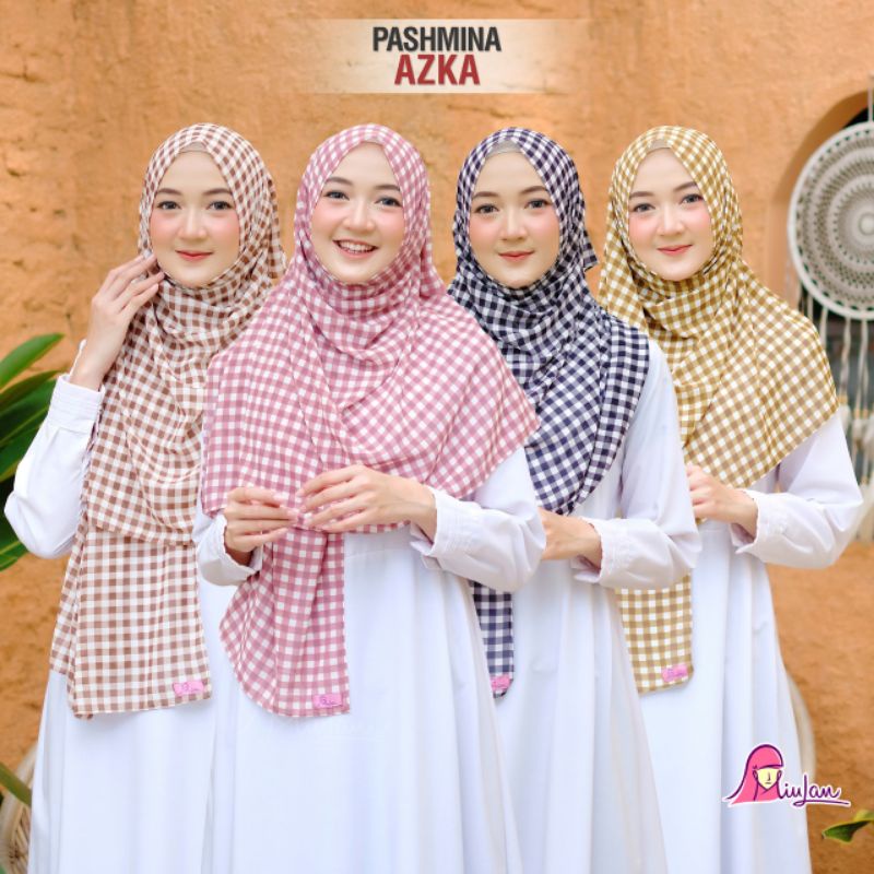 Pashmina Azka Miulan / Pashmina Miulan / Pashmina Motif / Pashmina Tali / Miulan Hijab / Miulan Kids