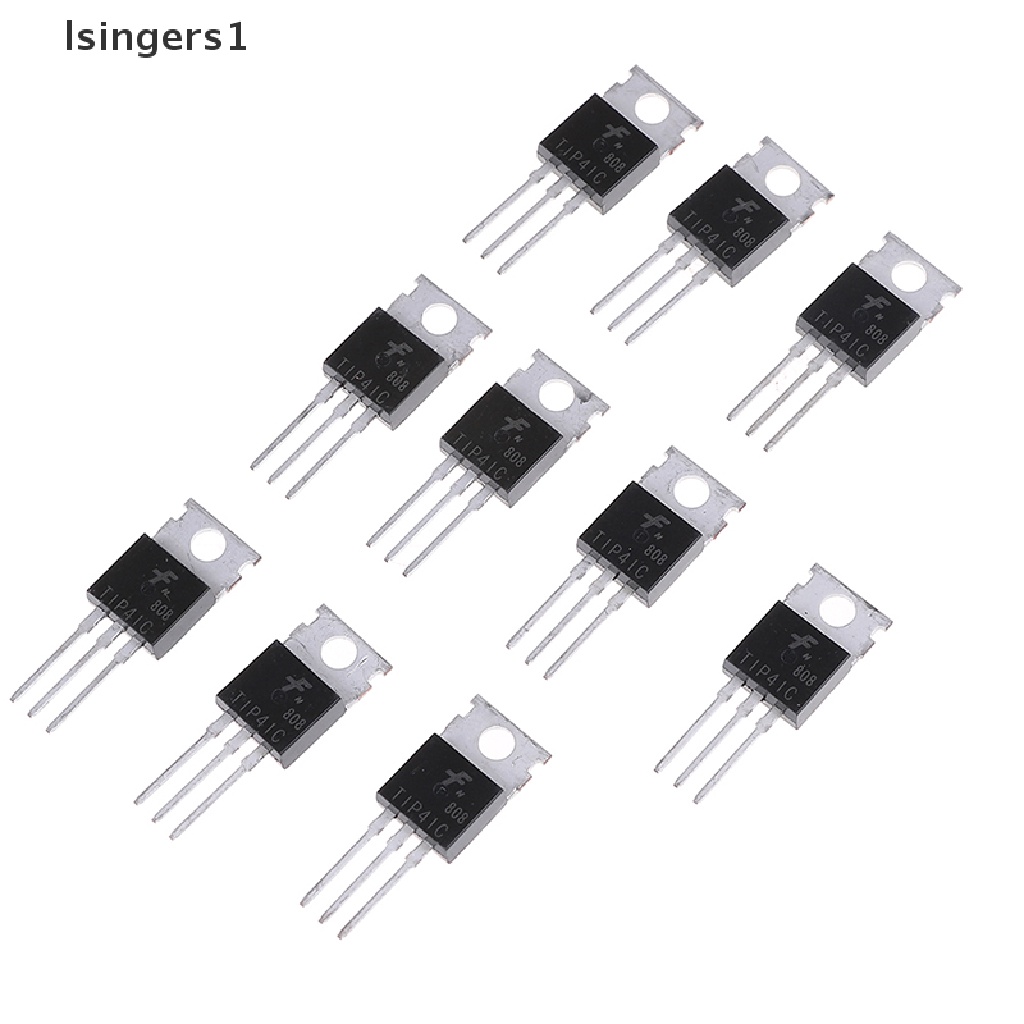 (lsingers1) 10pcs transistor TIP41C TIP41 NPN TO-220