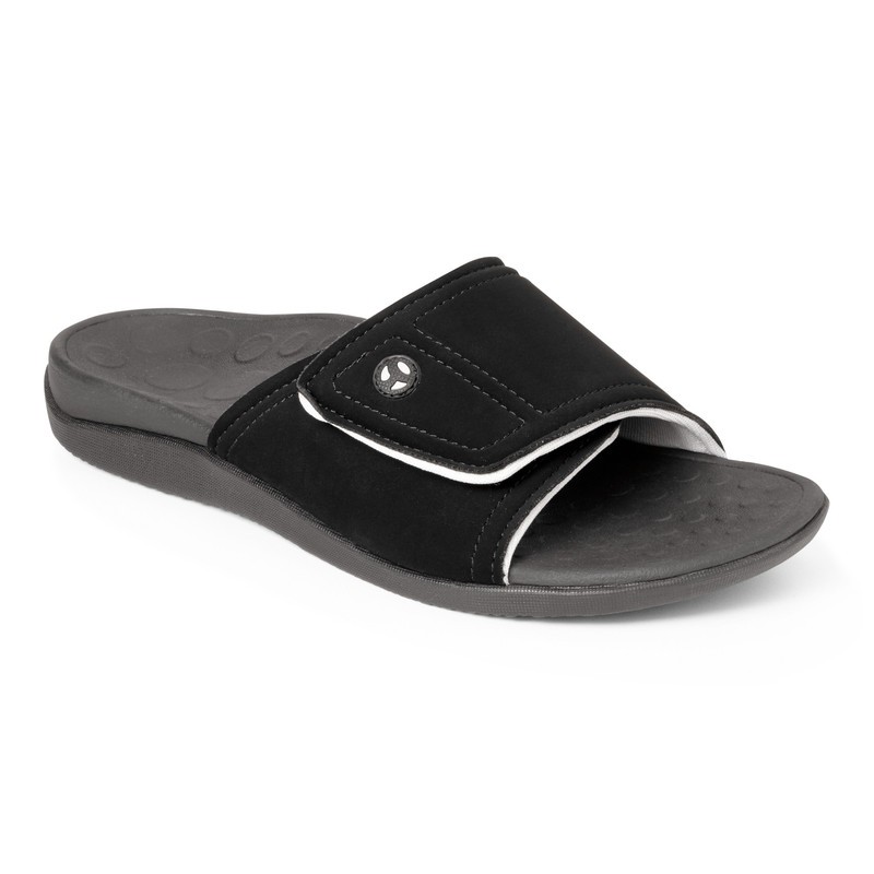 Vionic Kiwi Black Sandal Pria