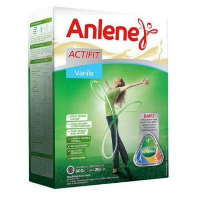 

Anlene Actifit Vanilla 600 gram