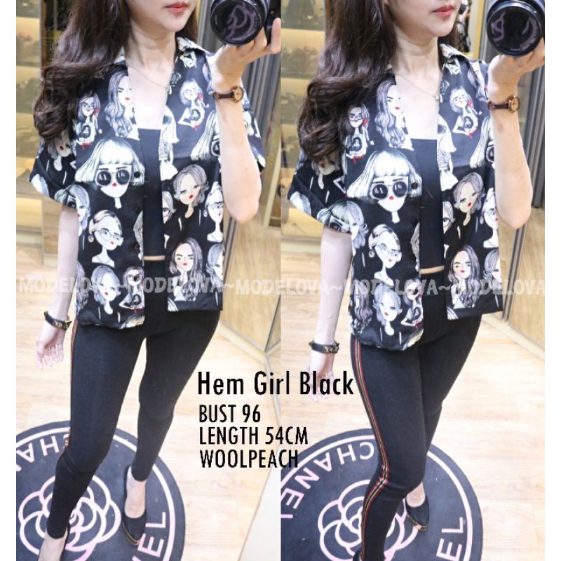 MDLV ~ BC HEM GIRL // KEMEJA CEWEK // FASHION WANITA