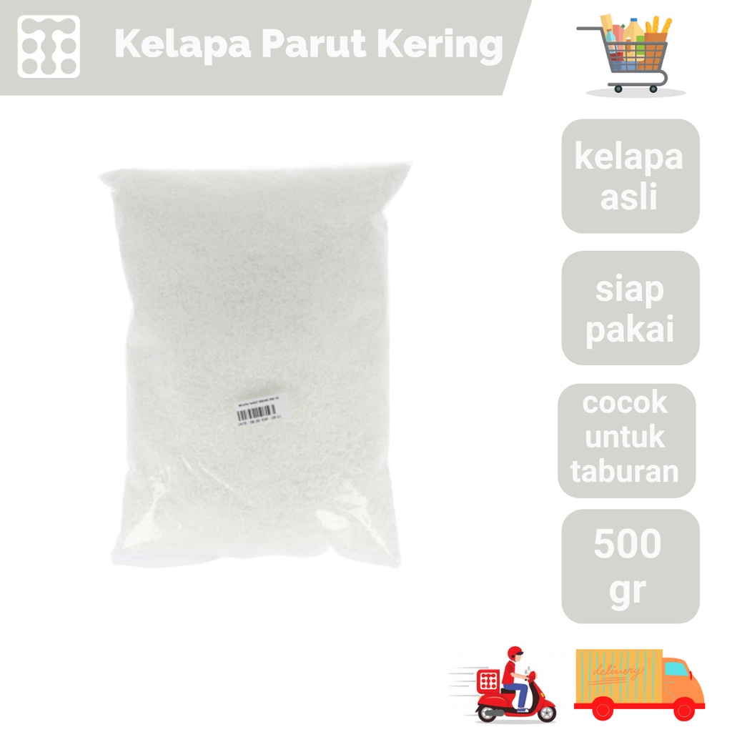 

Kelapa Parut Kering 500 Gram / Kelapa Parut
