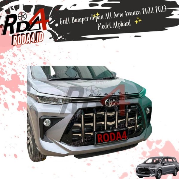 Grill Bumper Depan Toyota All New Avanza 2022 2023 Model Alphard