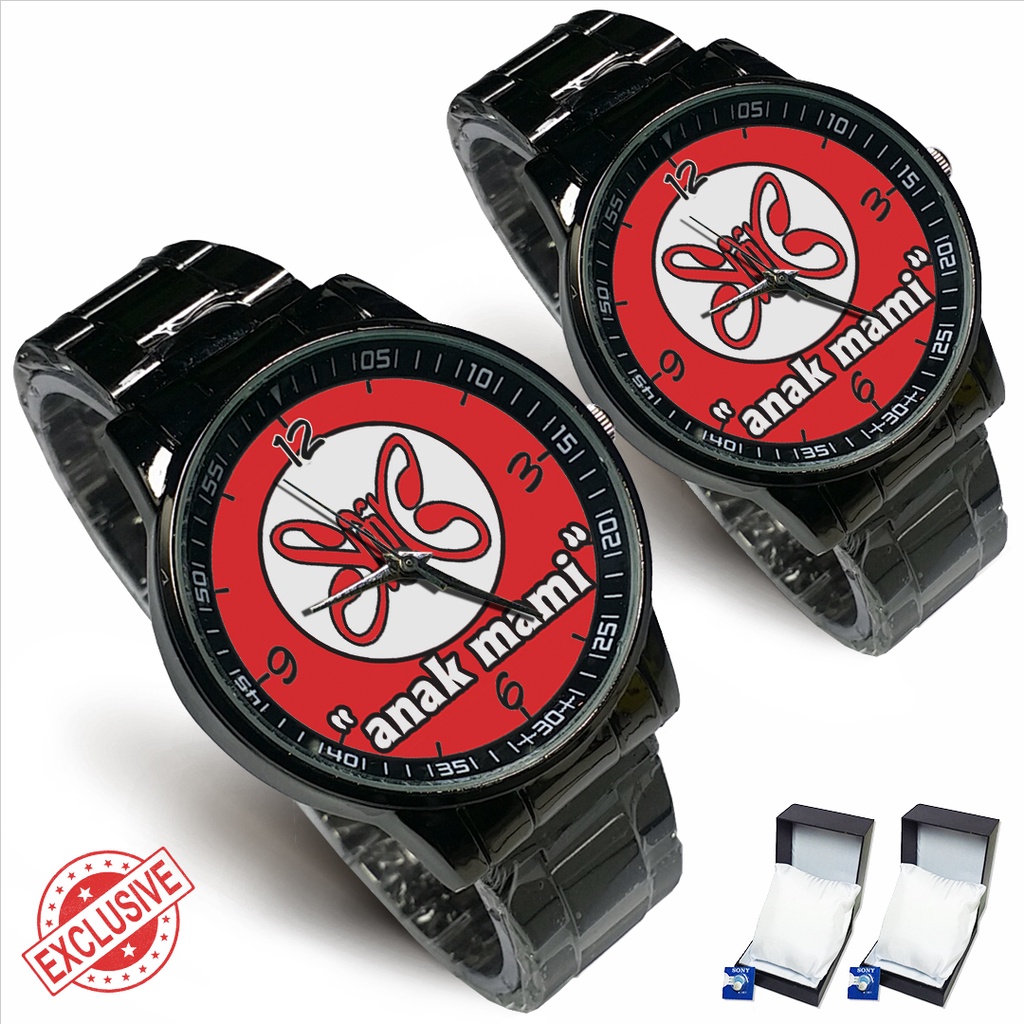 Jam Tangan Rantai Couple SLANK ANAK MAMI (Mantul)