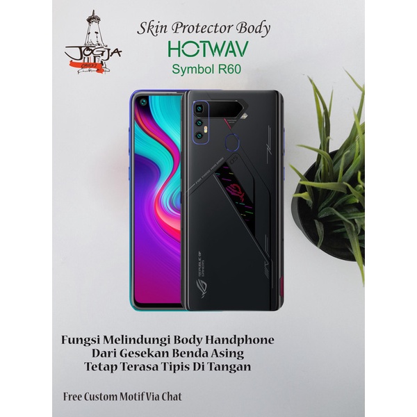 Garskin HP Hotwav Symbol R60 Motif rog - Free Custom Motif Via Chat