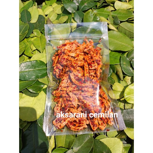 

HARGA MIRING cod basreng daun jeruk pedas pouch isi 100 gram / baso goreng EMBUN SNACK