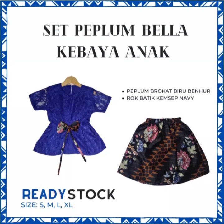 BELLA SETELAN KEBAYA BRUKAT ANAK ANAK