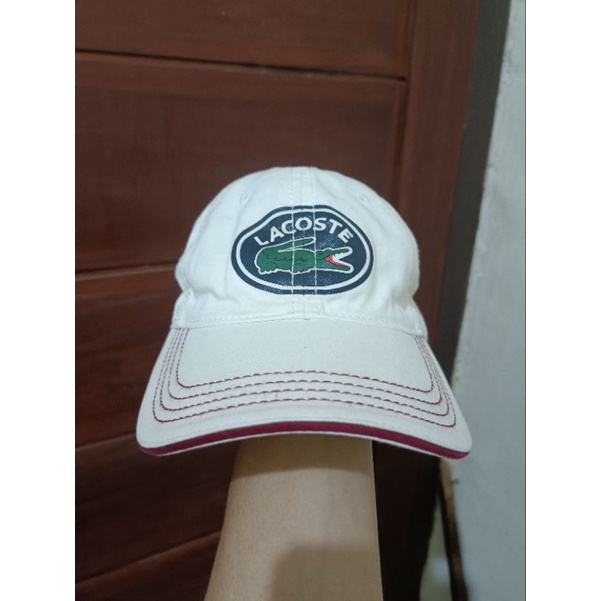 Topi Caps Lacoste // Lacoste Original // Lacoste Lawas // Cap Lacoste // Buaya Crocodile // 6 panel 