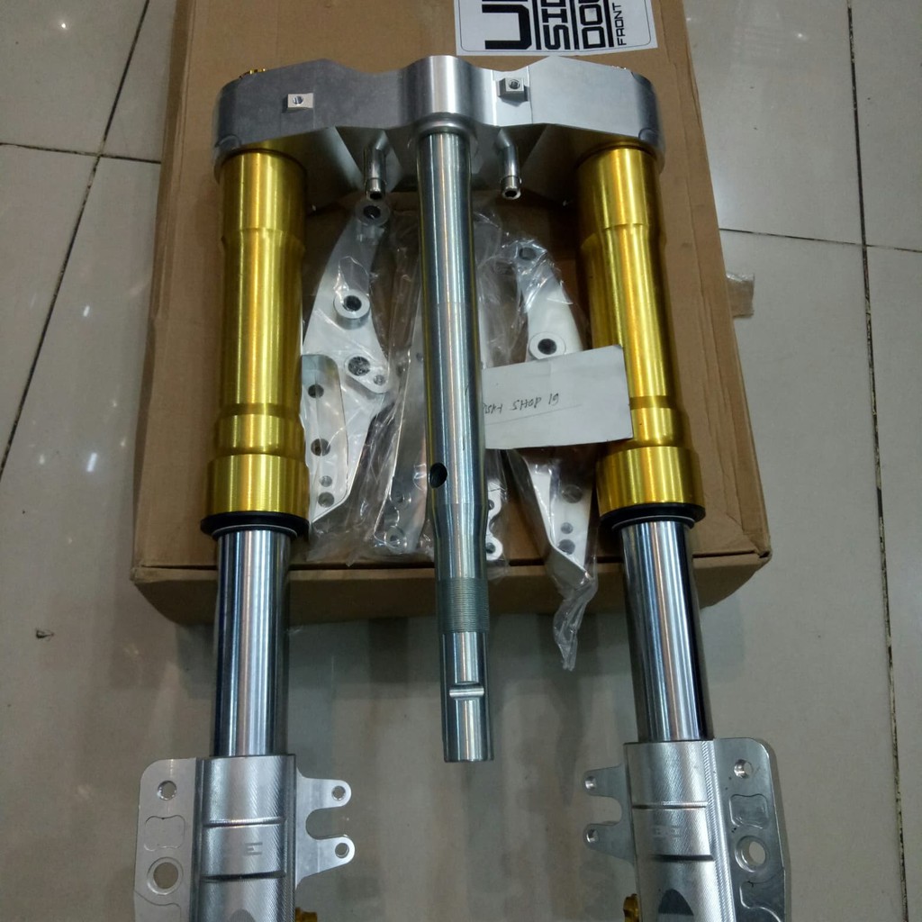 Gempur Harga Shock Upside Down Depan Ouino Recing Yamaha Nmax Dan Aerox 155 Pnp 100 Original Shopee Indonesia