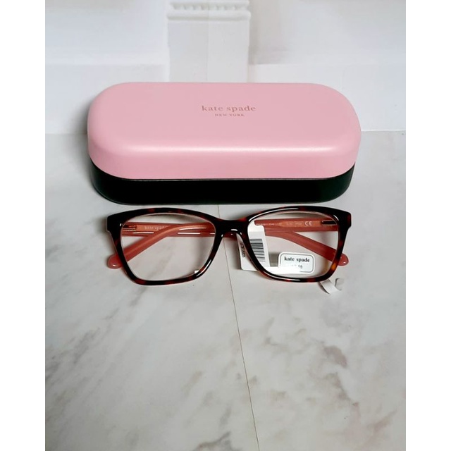 Kacamata reader pink havana kate spade