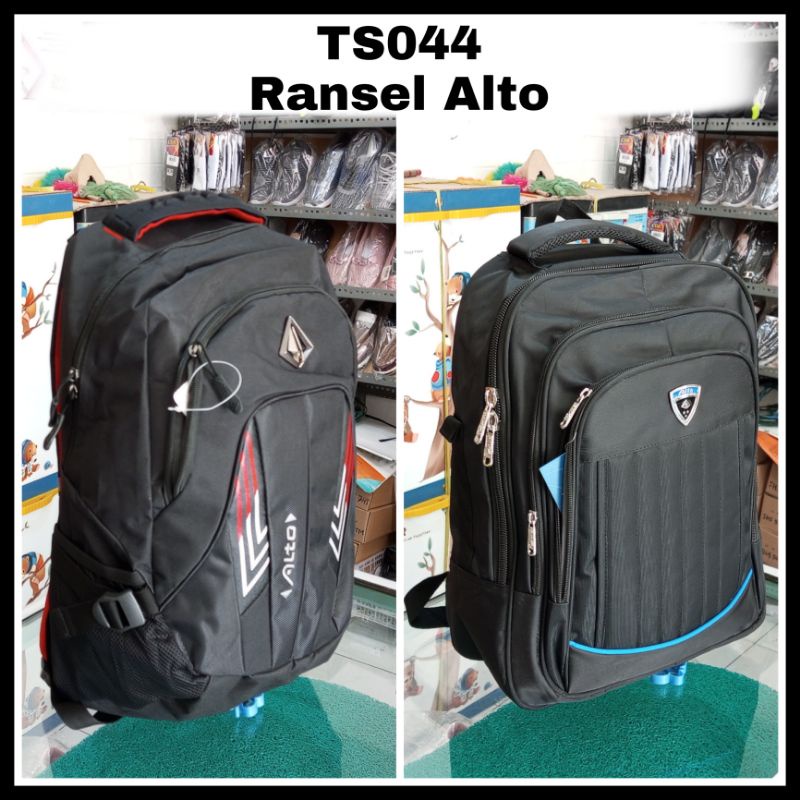 Tas Ransel Alto Hitam Tas sekolah Alto TS044