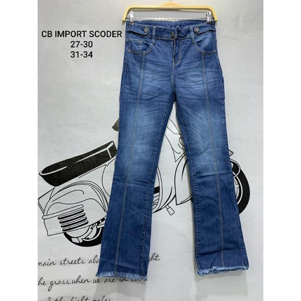 CELANA JEANS WANITA SZ27/34-38 CUTBRAY JEANS DONA