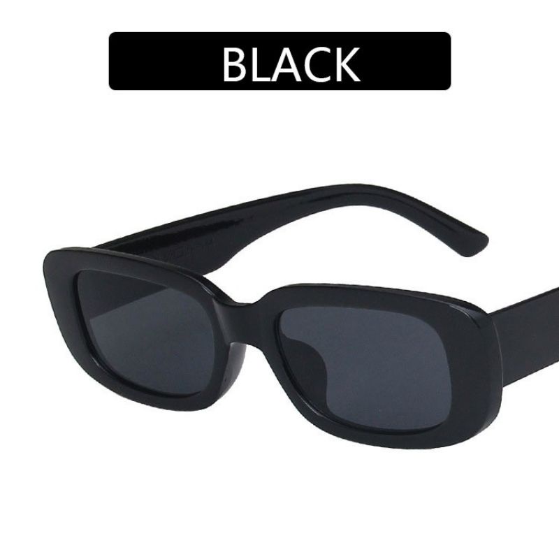 [COD] Kacamata Hitam Model Kotak Kacamata Fashion Pria Wanita Unisex Kacamata Sunglasses Import