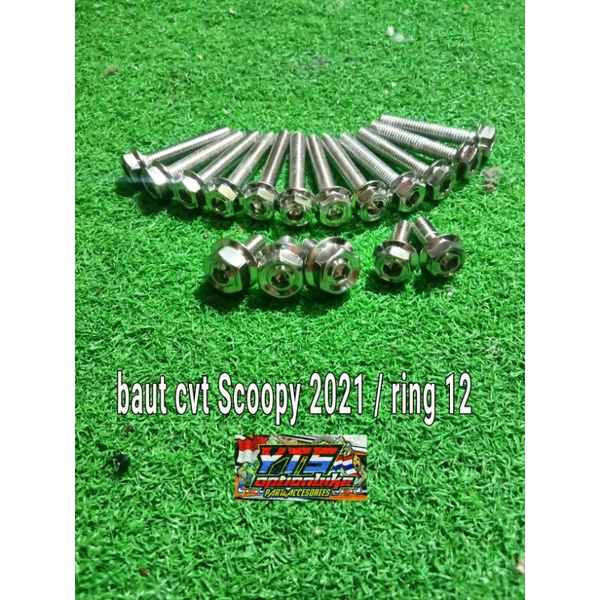 baut probolt stainless 2 kunci cvt Scoopy esp 2021 atau Scoopy new original