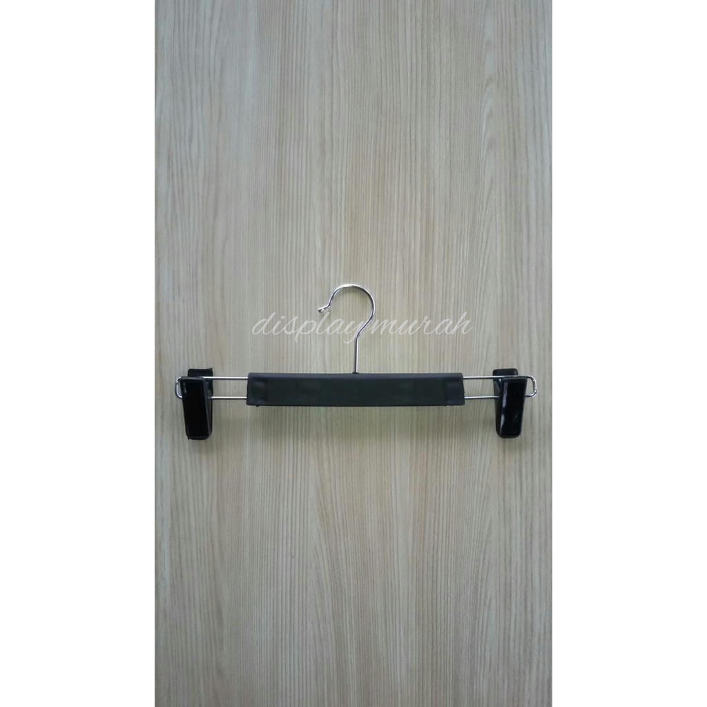 Hanger jepit celana dan rok hitam Kulaitas Super - BH