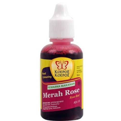 

Koepoe Koepoe Pewarna Makanan Merah Rose 30ml