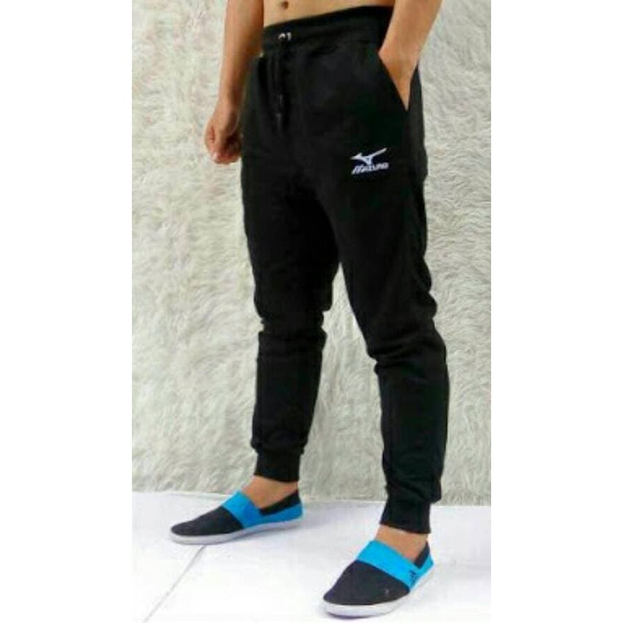 CELANA JOGGER PANJANG KEREN PRIA WANITA SWEATPANTS TRAINING MIZUNO GRADE ORIGINAL