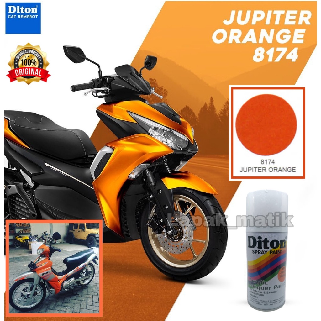 Pilok Diton JUPITER ORANGE 8174 300ml YAMAHA ORANGE