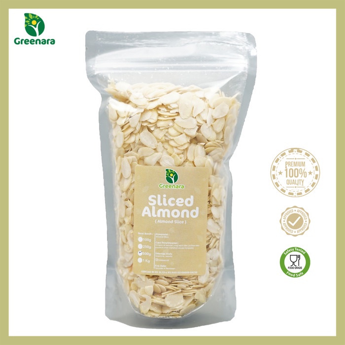 

4eh Almond Sliced Natural 500Gr 60Jhh
