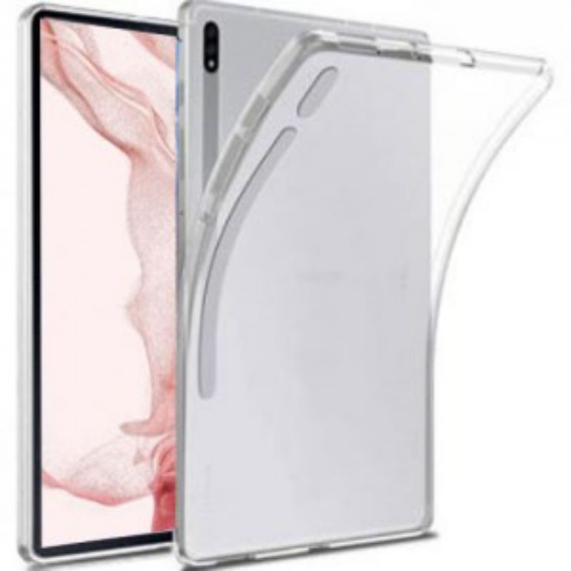 Jelly Soft TPU Ultrathin Clear Case Casing Samsung Galaxy Tab S8 Plus + 12.4 2022 X800 X806