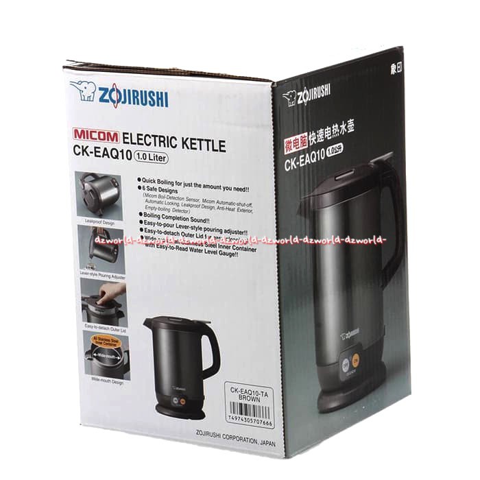 Zojirushi Micom Electric Kettle CK EAQ10 Teko Listrik 1L