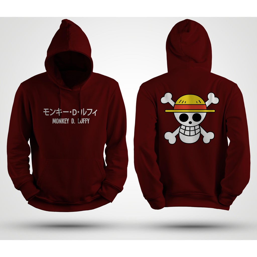 jaket hoodie LUFFY L-XL banyak warna jaket one piece jaket onepiece jaket anime jaket wibu