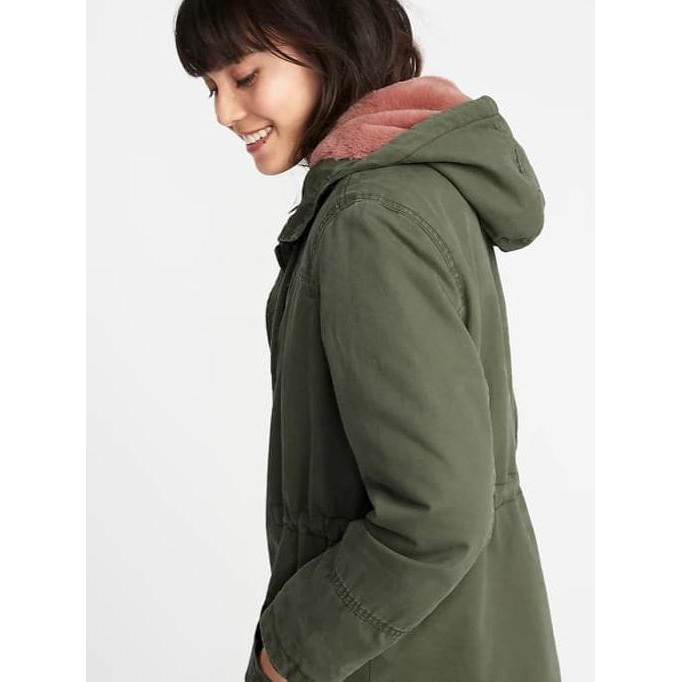 old navy hooded utility parka