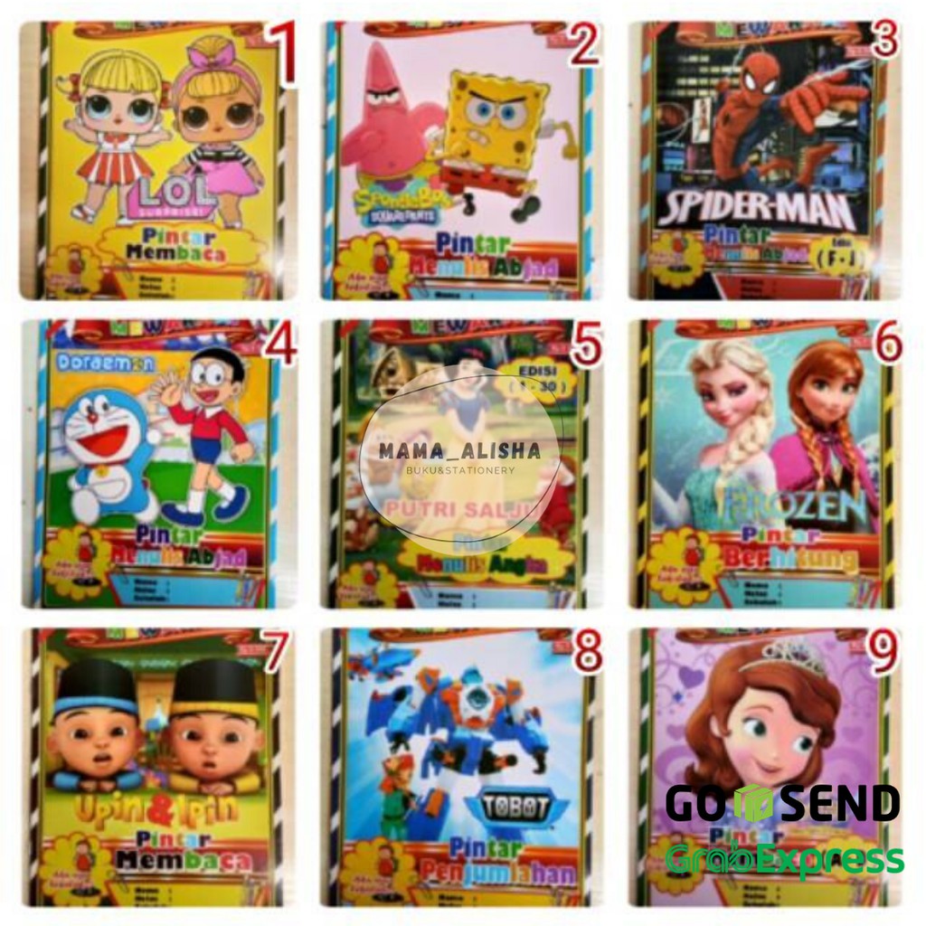 Jual Buku Anak - Buku Mewarnai Belajar Menulis dan Berhitung | Shopee