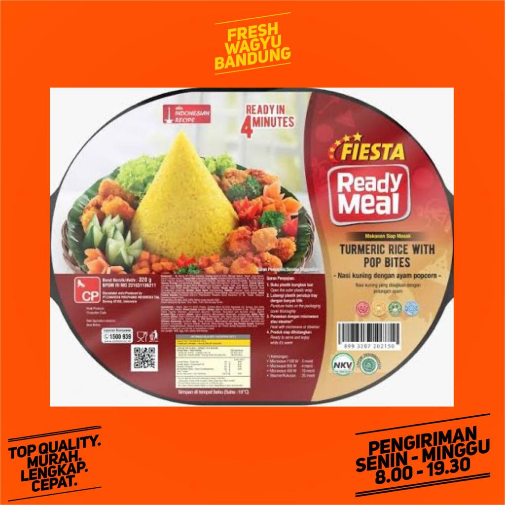 Jual FIESTA READY MEAL NASI KUNING AYAM Turmeric Rice With Pop Bites ...