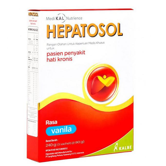 

[[BISA COD]] Hepatosol vanilla/coklat/lola orange 185gr/hepatosol makanan diet unt - VANILLA