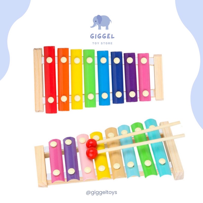 [ Giggel ] Xylophone / Kolintang / Mainan Xylophone anak / Alat musik anak